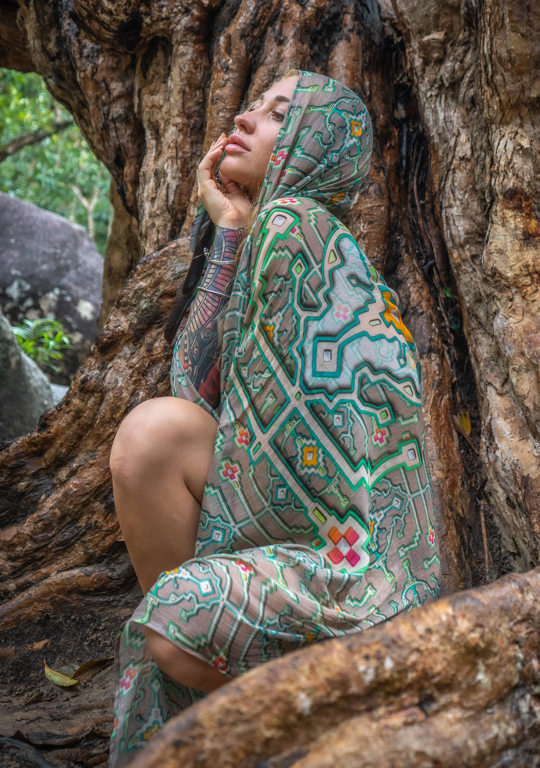Scarf / Pareo Bamboo - HUIRRARIKA
